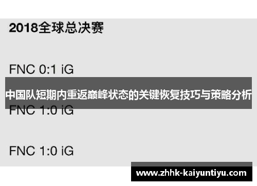 中国队短期内重返巅峰状态的关键恢复技巧与策略分析